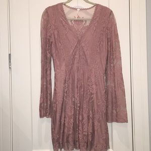 Lilac lace Free People dress - Size 8
